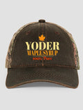 Maple Syrup : Embroidered 2-Tone Camo Hats
