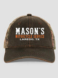 Motorcycle Service BP : Embroidered 2-Tone Camo Hats