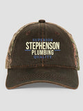 Plumbing : Embroidered 2-Tone Camo Hats