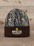 Railroad : Embroidered 2-Tone Camo Cuffed Beanie