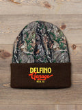 Retro Garage : Embroidered 2-Tone Camo Cuffed Beanie