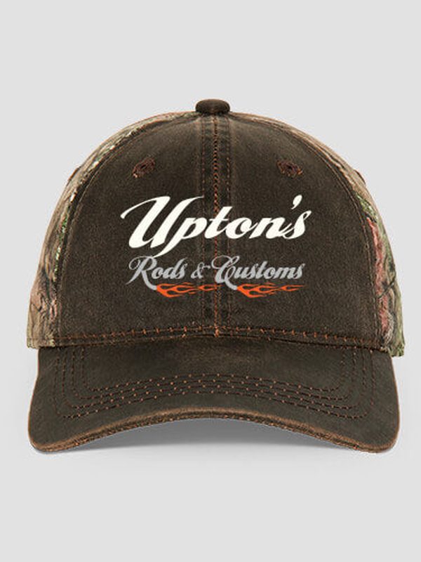 Rods and Customs : Embroidered 2-Tone Camo Hats