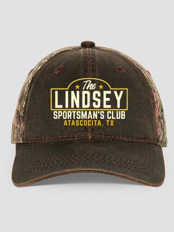 Sportsman's Club : Embroidered 2-Tone Camo Hats