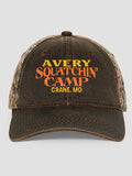 Squatchin' Camp : Embroidered 2-Tone Camo Hats