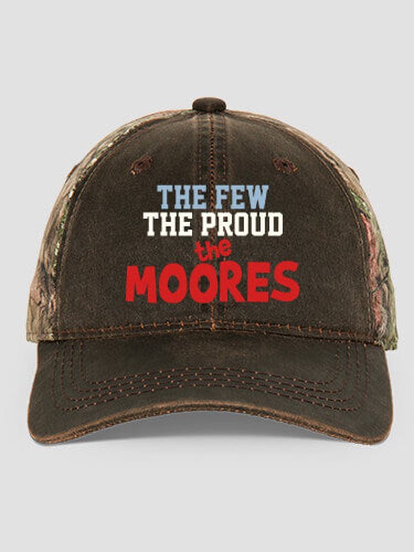 The Few The Proud : Embroidered 2-Tone Camo Hats