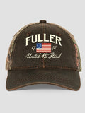 United We Stand : Embroidered 2-Tone Camo Hats