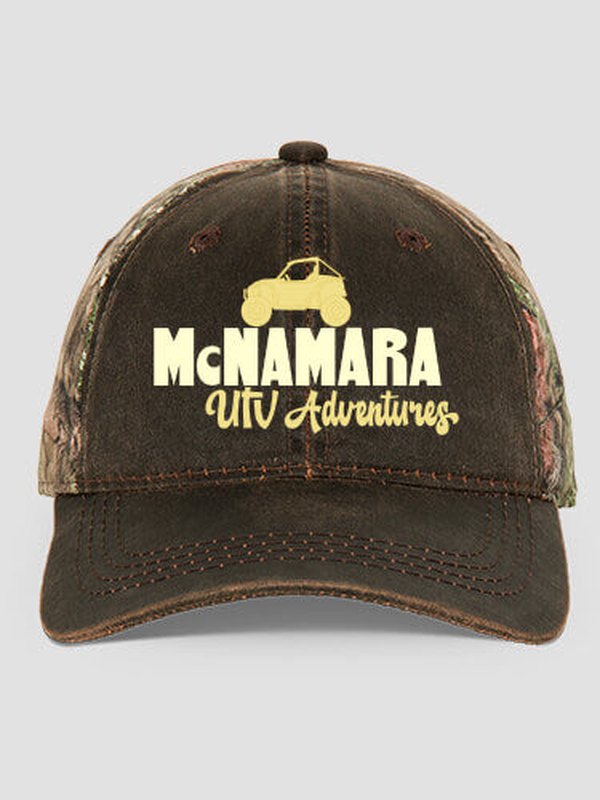 UTV Adventures : Embroidered 2-Tone Camo Hats