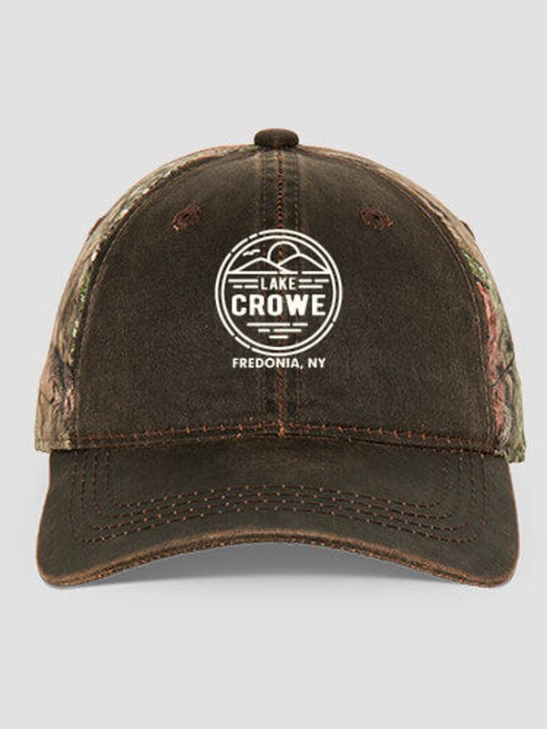 Vintage Lake : Embroidered 2-Tone Camo Hats
