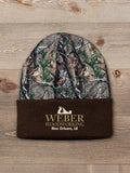 Woodworking : Embroidered 2-Tone Camo Cuffed Beanie
