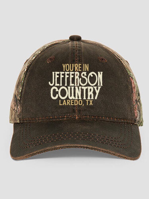 Your Country : Embroidered 2-Tone Camo Hats