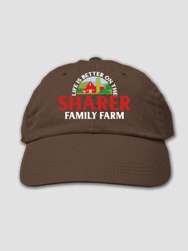 Life Is Better Farm : Embroidered Baseball Hats