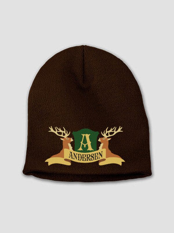 Stag Coat Of Arms : Embroidered Beanies product image 2