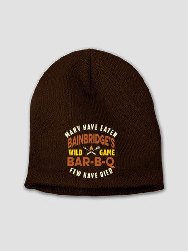 Wild Game Few Have Died BBQ : Embroidered Beanies