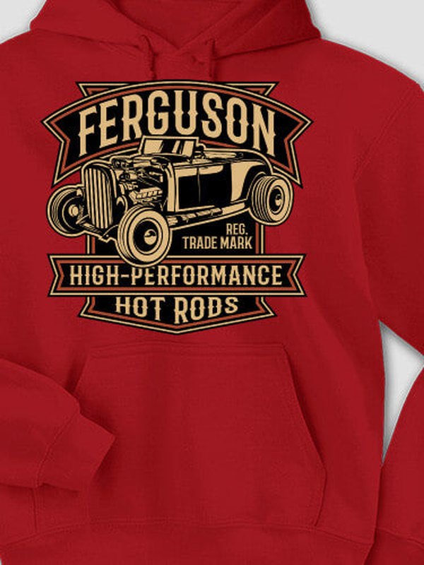 High-Performance Hot Rods : Printed Hoodies product image 2