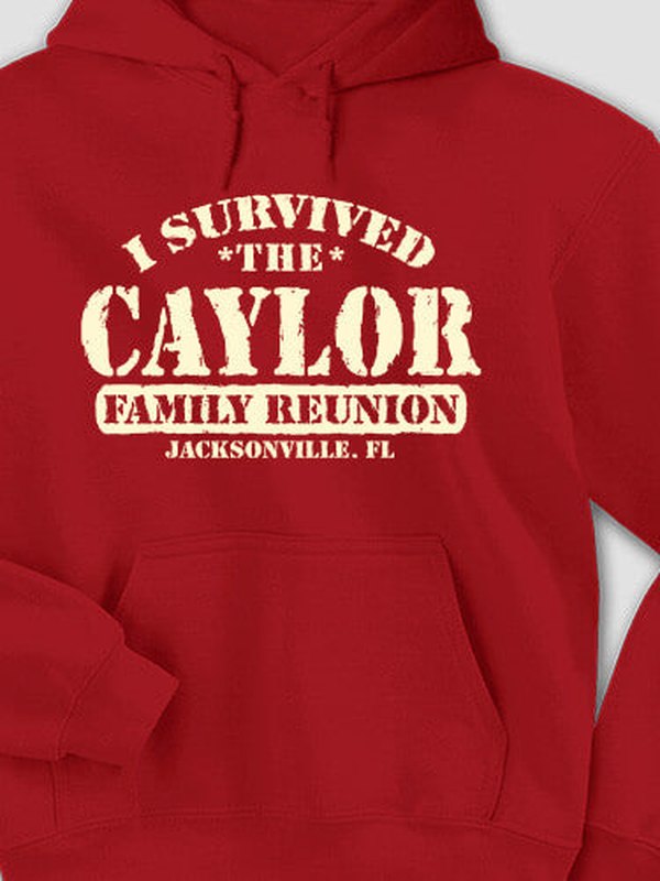 I Survived Reunion : Printed Hoodies product image 1