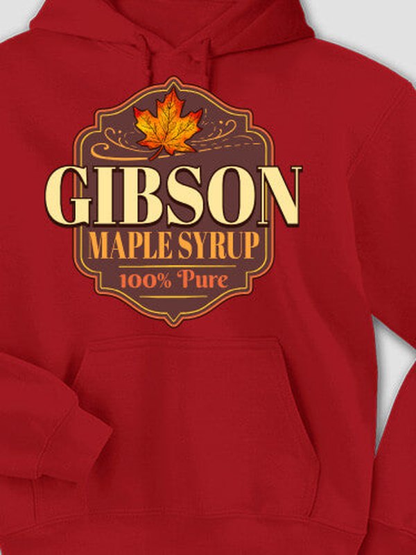 Maple Syrup : Printed Hoodies product image 1
