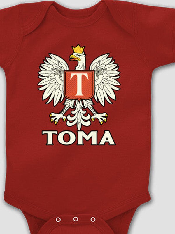 Polish Monogram : Printed Baby Bodysuits product image 2