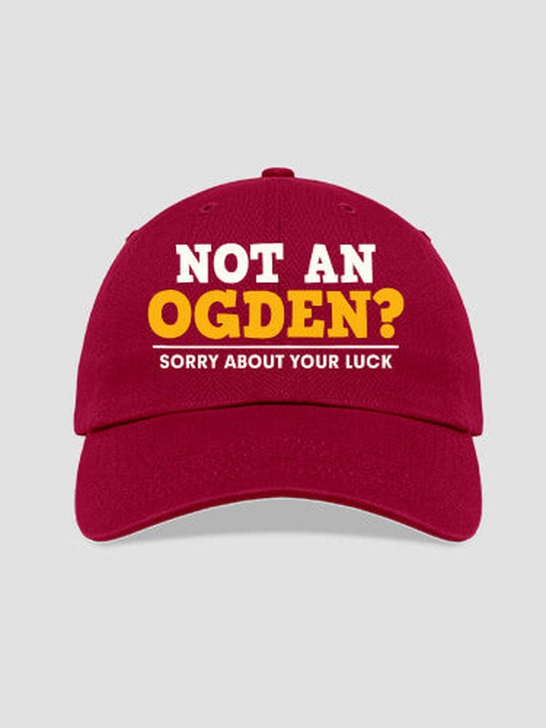 Sorry About Your Luck : Embroidered Baseball Hats