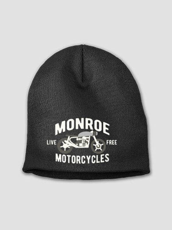 Motorcycles : Embroidered Beanies