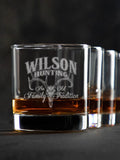 Hunting Family Tradition : Rocks Glasses - Engraved