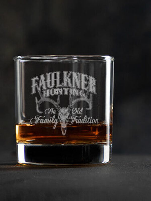Hunting Family Tradition : Rocks Glasses - Engraved
