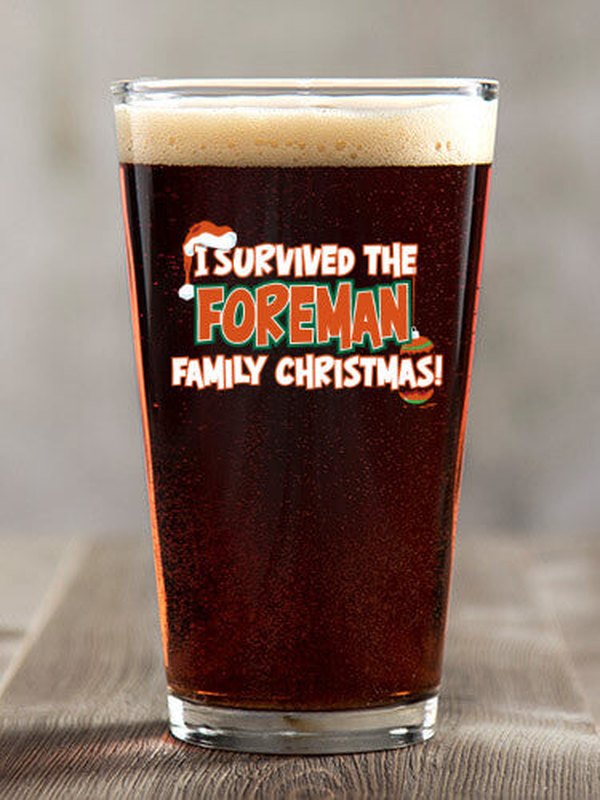 I Survived Christmas : Pint Glasses - Color Printed