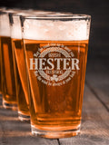 Irish Blessing : Pint Glasses - Engraved