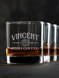 Irish Coffee : Rocks Glasses - Engraved
