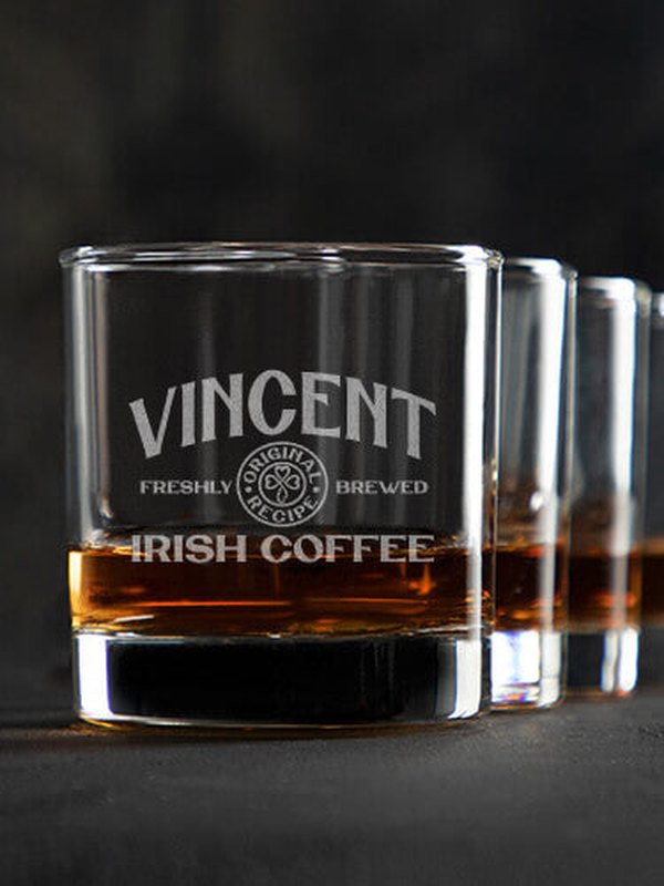 Irish Coffee : Rocks Glasses - Engraved