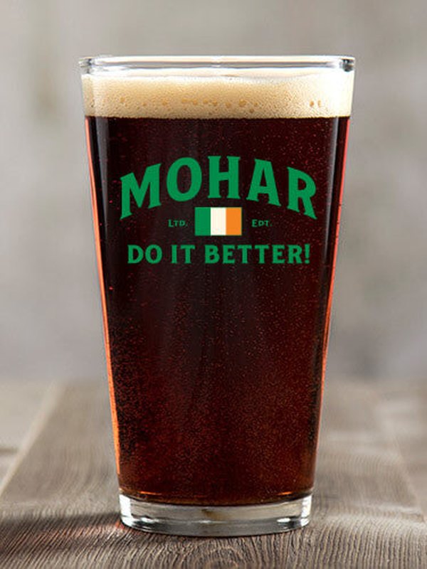 Irish Do It Better : Pint Glasses - Color Printed