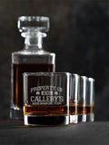 Irish Drinking Team : Decanter Rocks Glass Gift Sets - Engraved