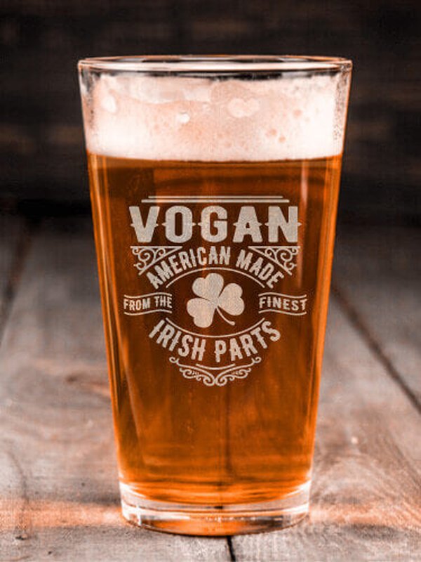 Irish Parts : Pint Glasses - Engraved
