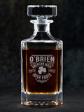 Irish Parts : Whiskey Decanter - Engraved