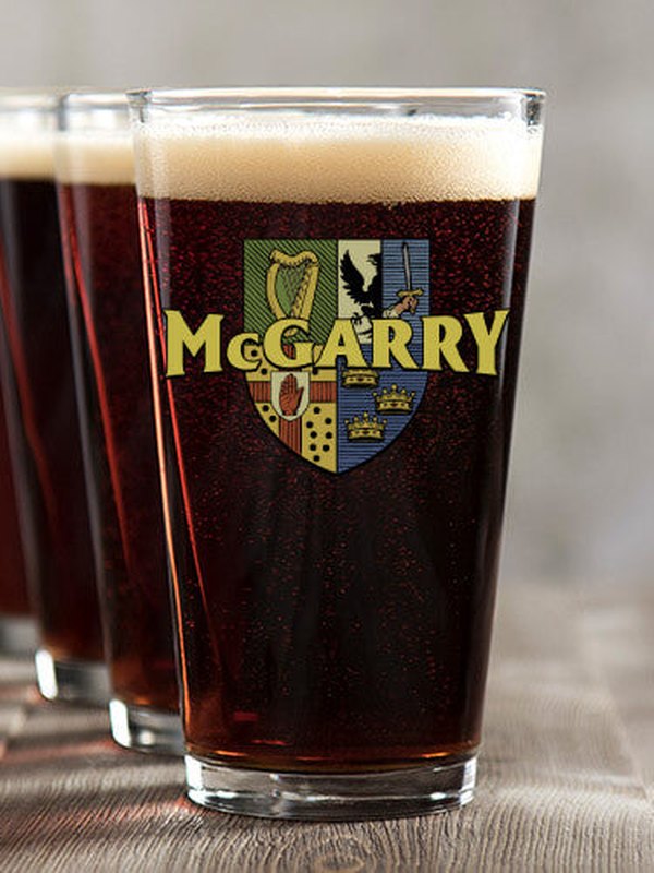 Irish Provinces : Pint Glasses - Color Printed
