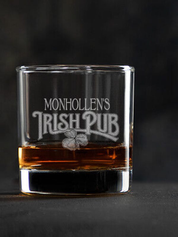 Irish Pub : Rocks Glasses - Engraved