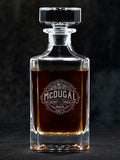Irish Public House : Whiskey Decanter - Engraved