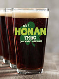 Irish Thing : Pint Glasses - Color Printed
