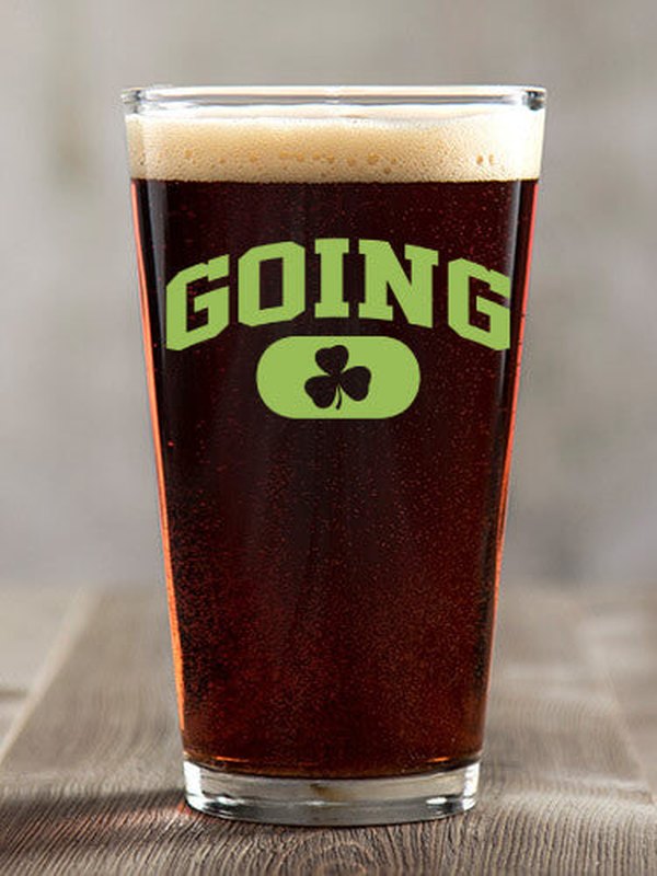 Irish Varsity : Pint Glasses - Color Printed