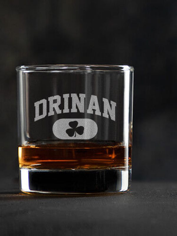 Irish Varsity : Rocks Glasses - Engraved