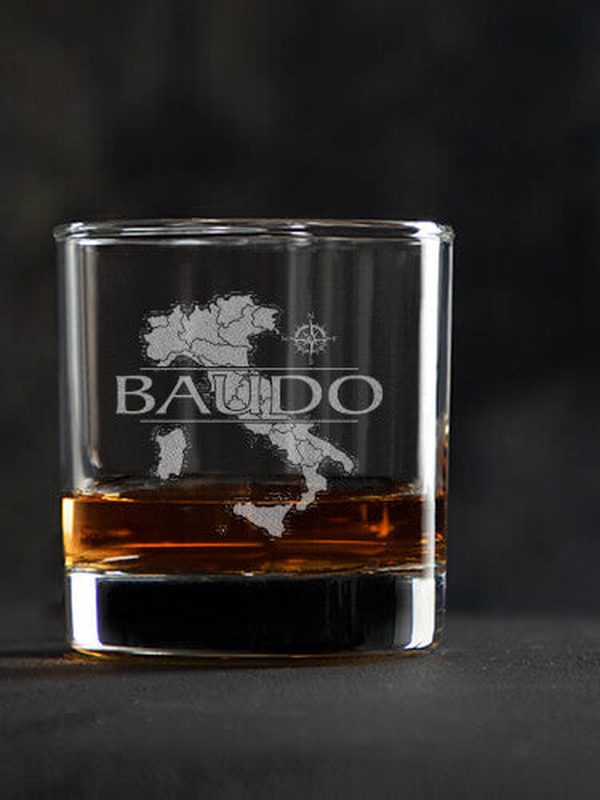 Italian Heritage : Rocks Glasses - Engraved