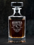 Italian Parts : Whiskey Decanter - Engraved
