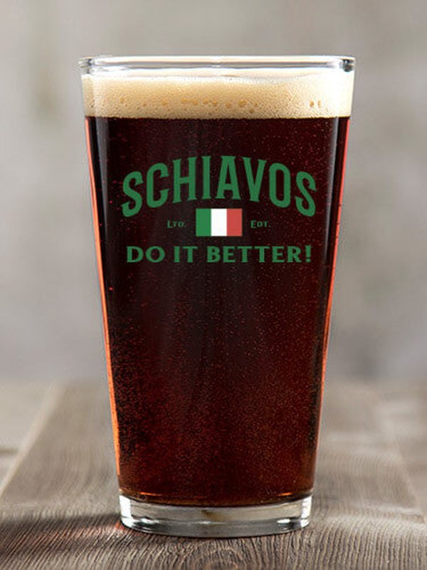 Italians Do It Better : Pint Glasses - Color Printed