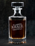 It's A Wonderful Christmas : Whiskey Decanter - Engraved