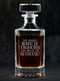 Jolliest Bunch : Whiskey Decanter - Engraved