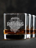 Livin' The Dream Camp : Rocks Glasses - Engraved