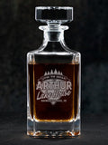 Livin' The Dream Lake House : Whiskey Decanter - Engraved