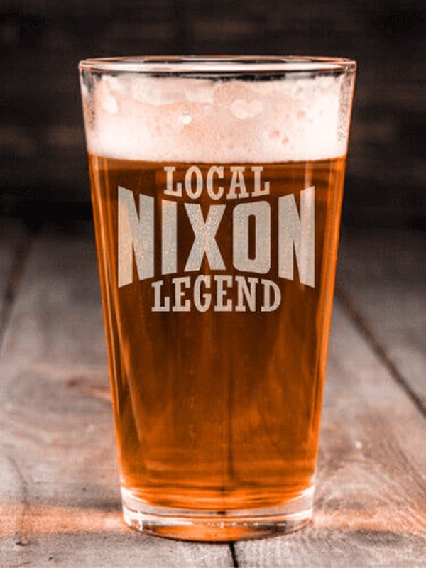 Local Legend : Pint Glasses - Engraved