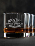 Miracle Medicine : Rocks Glasses - Engraved