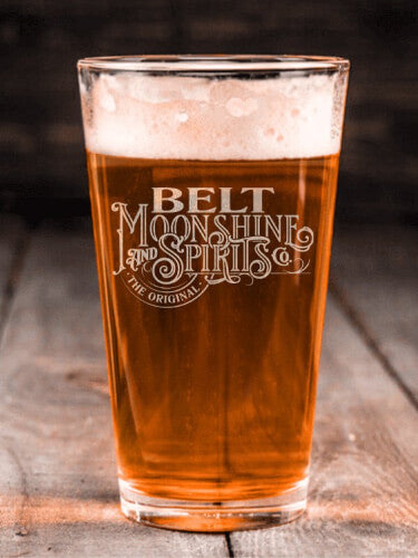 Moonshine and Spirits : Pint Glasses - Engraved