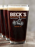 Motorcycle Service : Pint Glasses - Color Printed